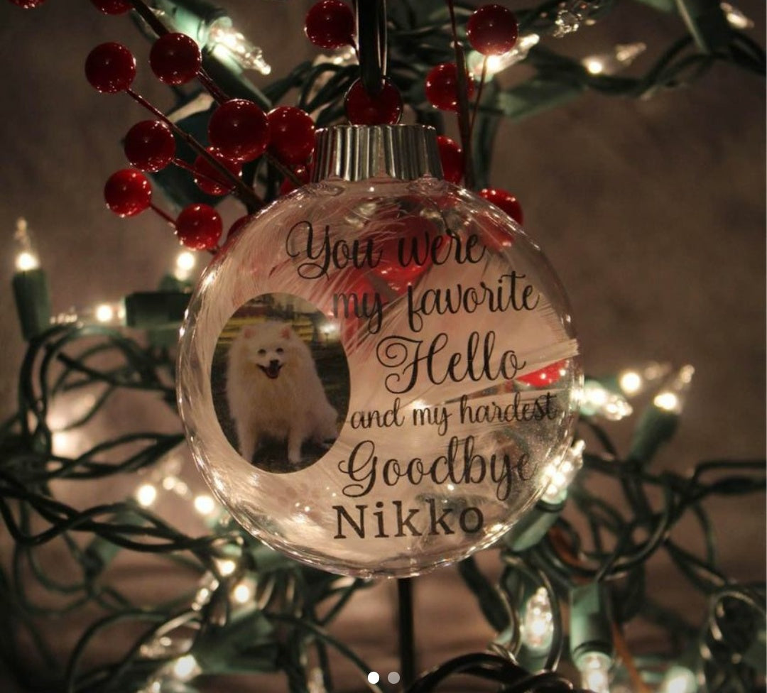 Pet Memorial Ornament