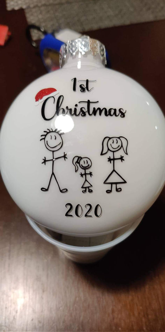 1st Christmas Stick Family